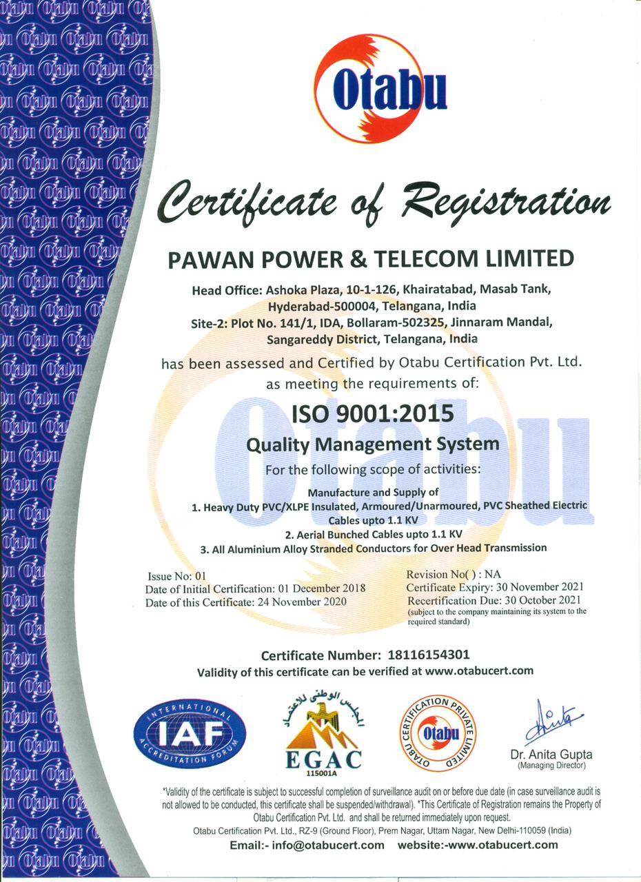 Otabu Certificate